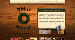 Desktop Screenshot of fichtekraenzi.de